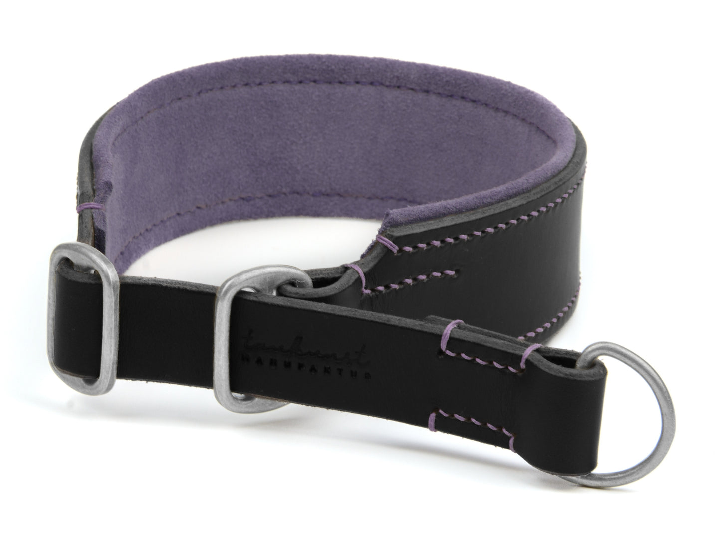 Zugstopp Lederhalsband 'Wildfang' Schwarz Zugstopp Lederhalsband 'Wildfang' Schwarz