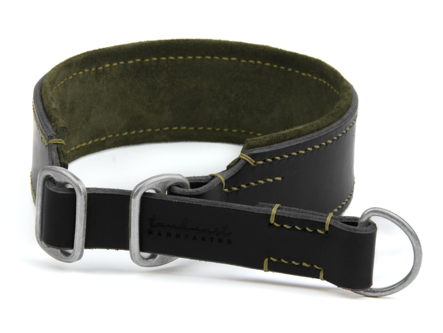 Zugstopp Lederhalsband 'Wildfang' Schwarz Zugstopp Lederhalsband 'Wildfang' Schwarz
