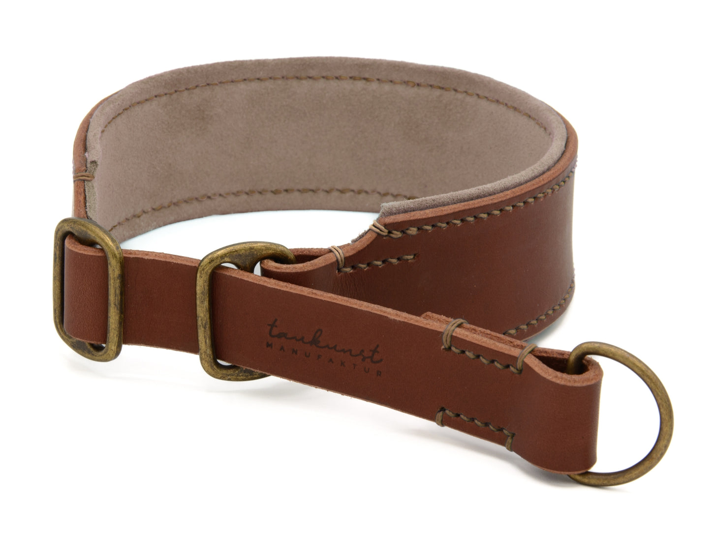 Zugstopp Lederhalsband 'Wildfang' Braun Zugstopp Lederhalsband 'Wildfang' Braun