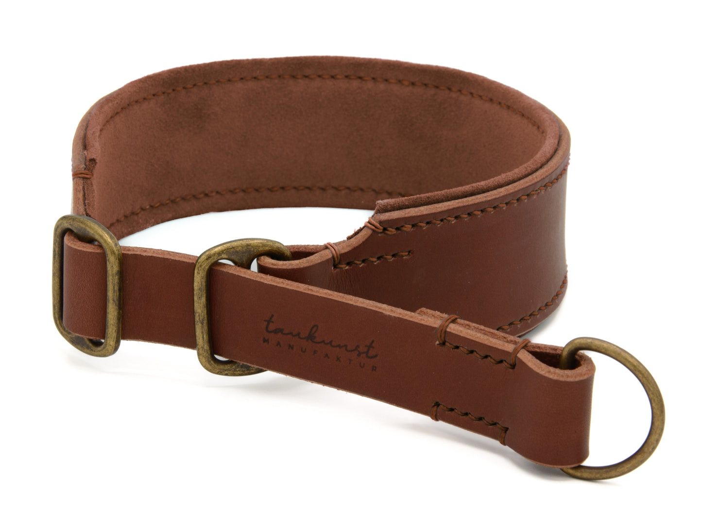 Zugstopp Lederhalsband 'Wildfang' Braun Zugstopp Lederhalsband 'Wildfang' Braun
