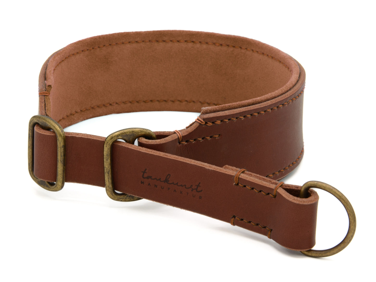 Zugstopp Lederhalsband 'Wildfang' Braun Zugstopp Lederhalsband 'Wildfang' Braun