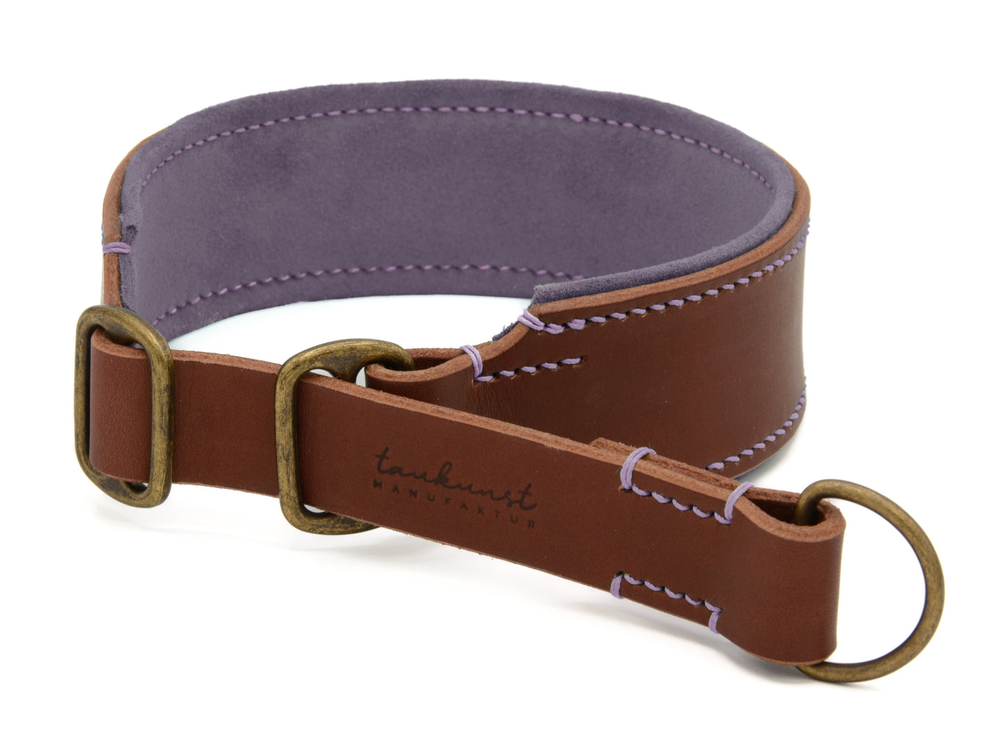 Zugstopp Lederhalsband 'Wildfang' Braun Zugstopp Lederhalsband 'Wildfang' Braun