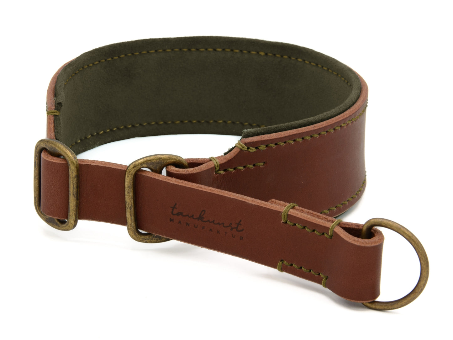 Zugstopp Lederhalsband 'Wildfang' Braun Zugstopp Lederhalsband 'Wildfang' Braun