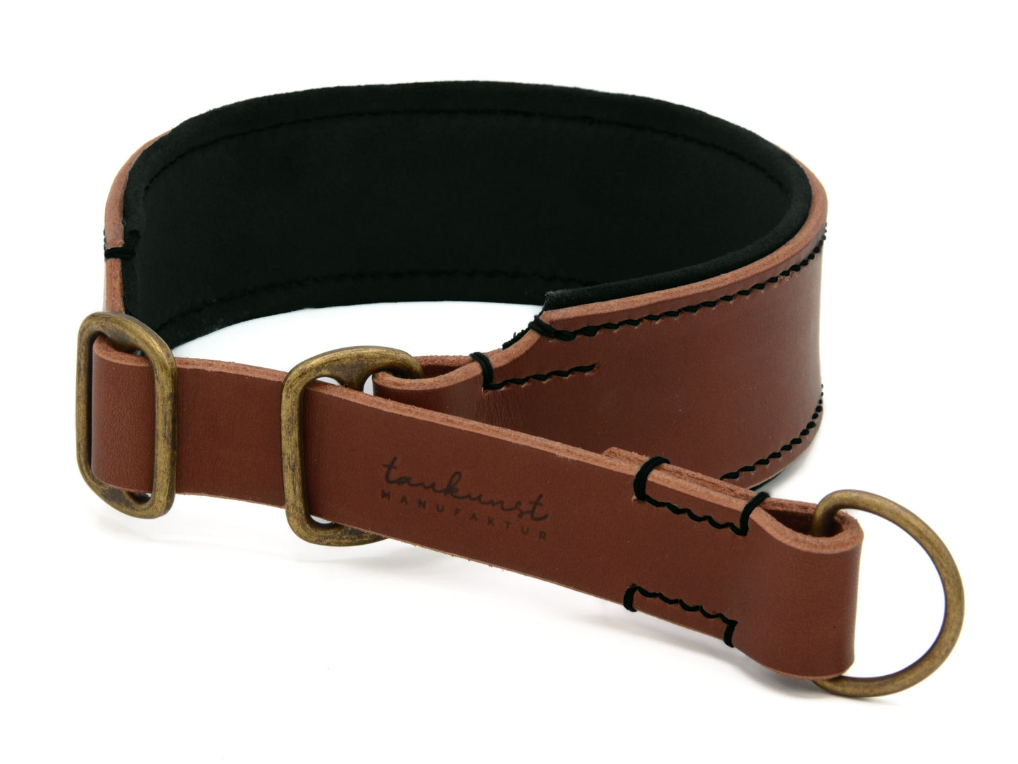 Zugstopp Lederhalsband 'Wildfang' Braun Zugstopp Lederhalsband 'Wildfang' Braun