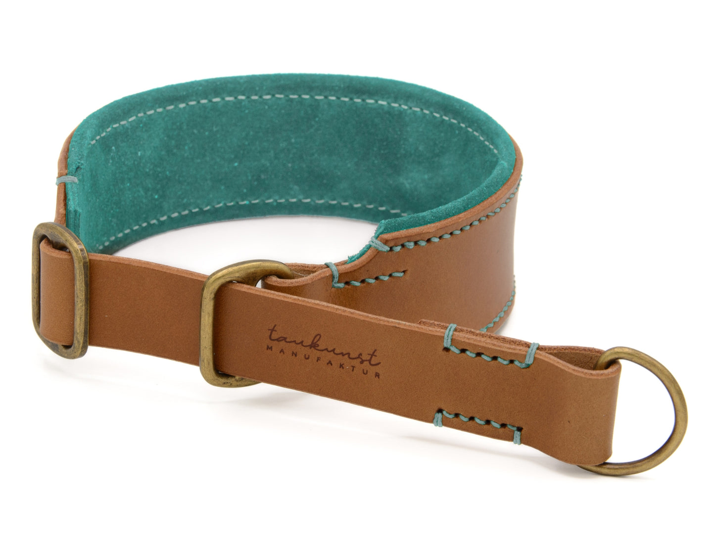 Zugstopp Lederhalsband 'Wildfang' Camel Zugstopp Lederhalsband 'Wildfang' Camel