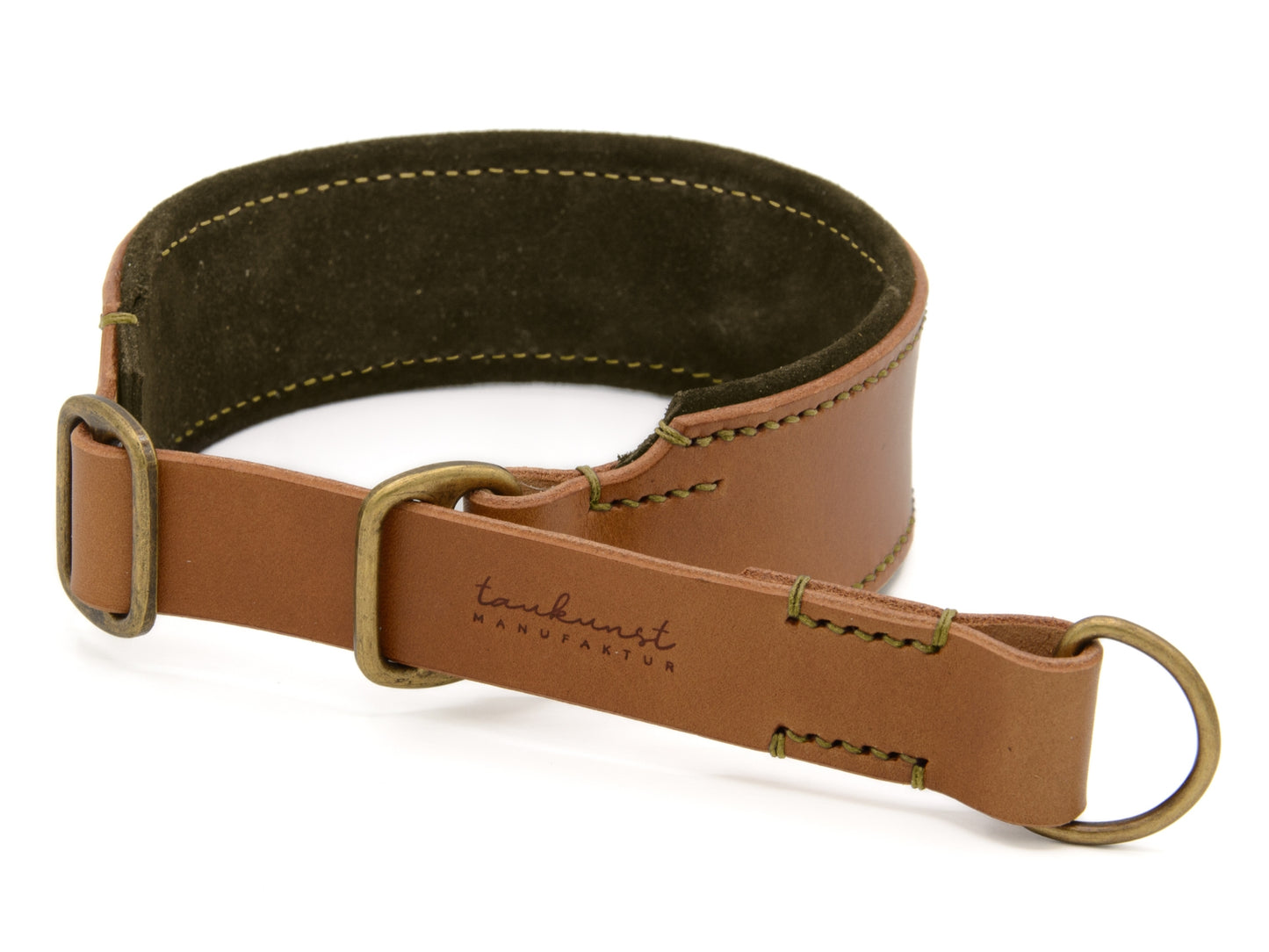 Zugstopp Lederhalsband 'Wildfang' Camel Zugstopp Lederhalsband 'Wildfang' Camel