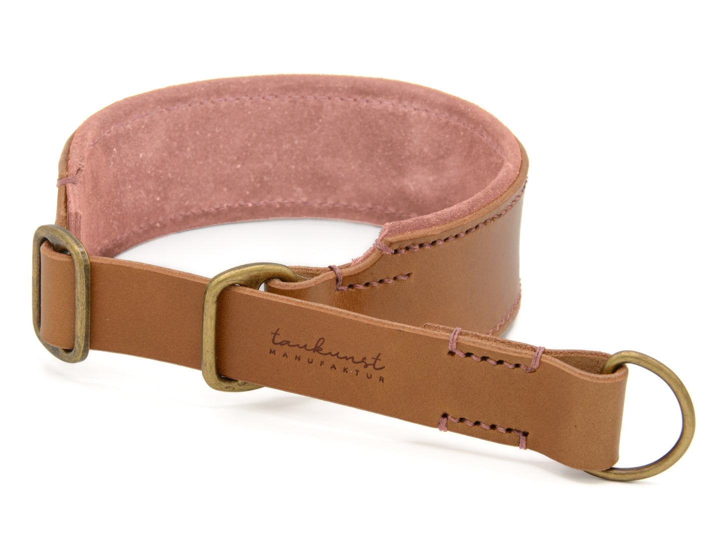 Zugstopp Lederhalsband 'Wildfang' Camel Zugstopp Lederhalsband 'Wildfang' Camel