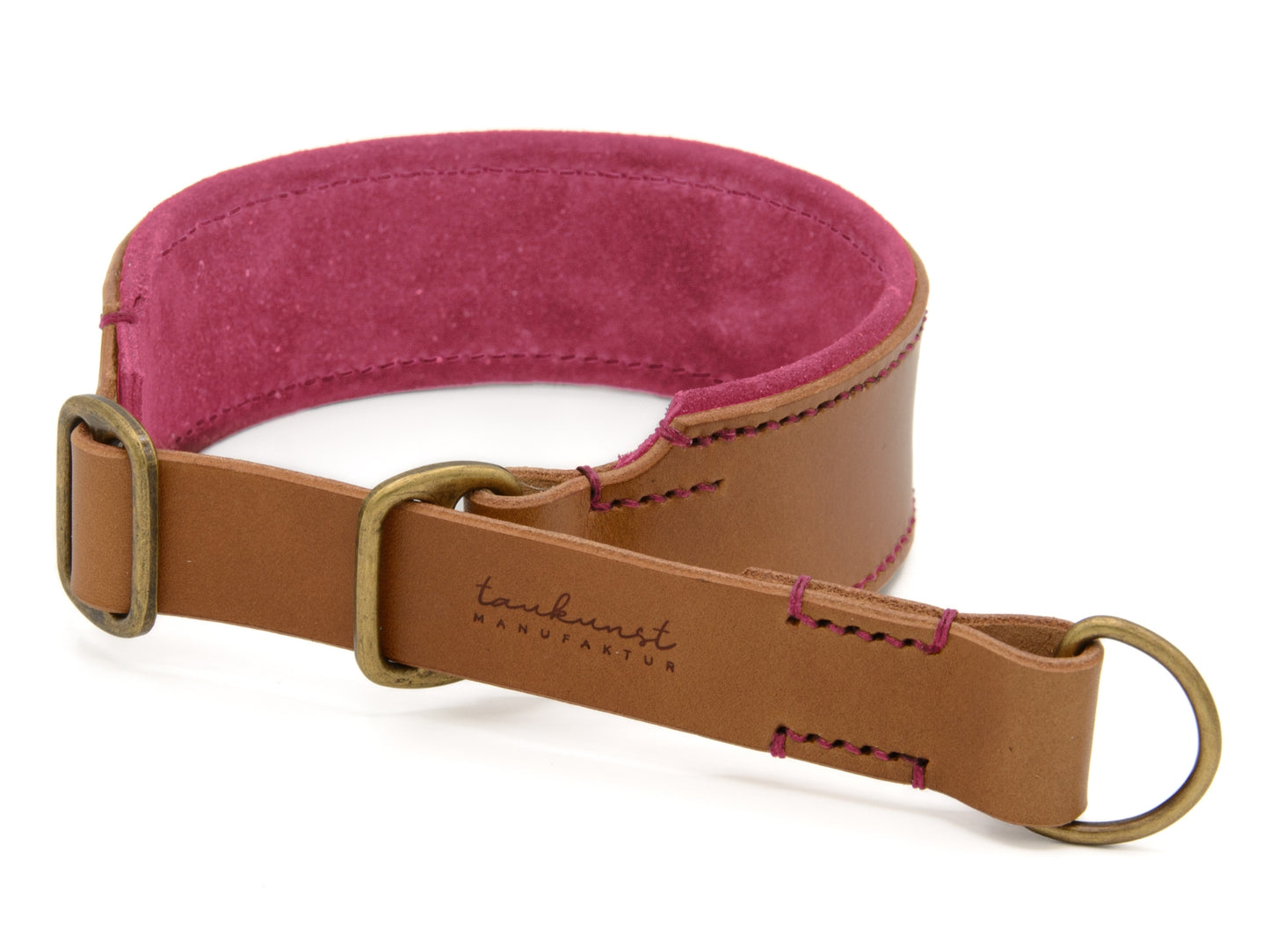 Zugstopp Lederhalsband 'Wildfang' Camel Zugstopp Lederhalsband 'Wildfang' Camel