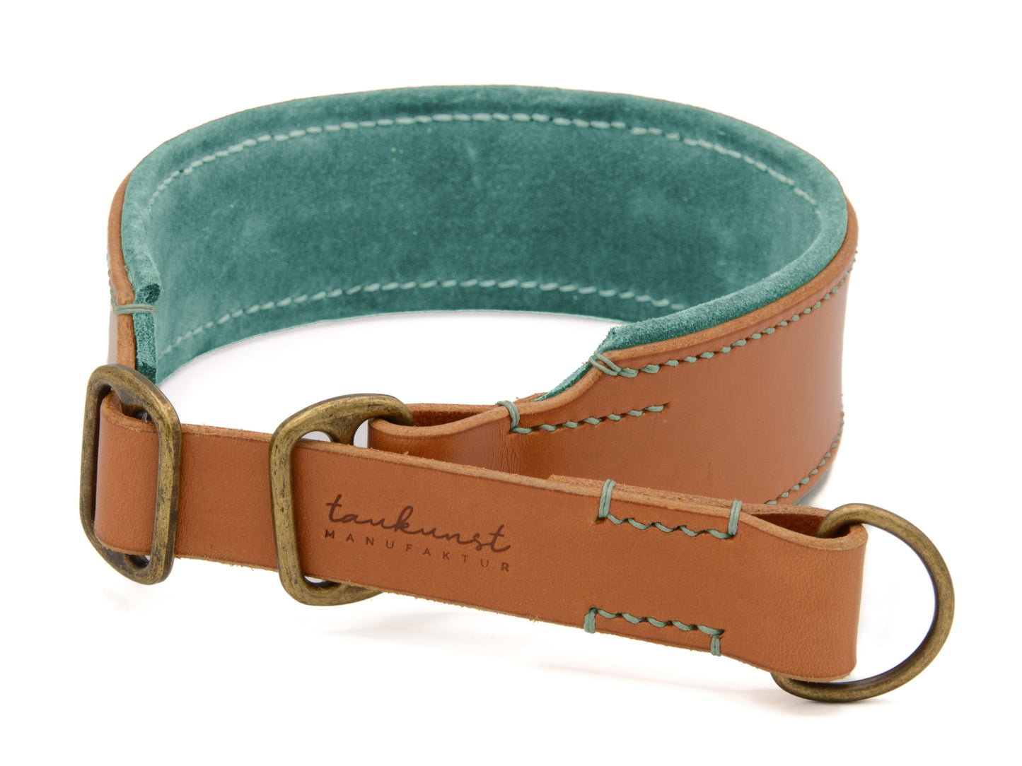 Zugstopp Lederhalsband 'Wildfang' Cognac Zugstopp Lederhalsband 'Wildfang' Cognac