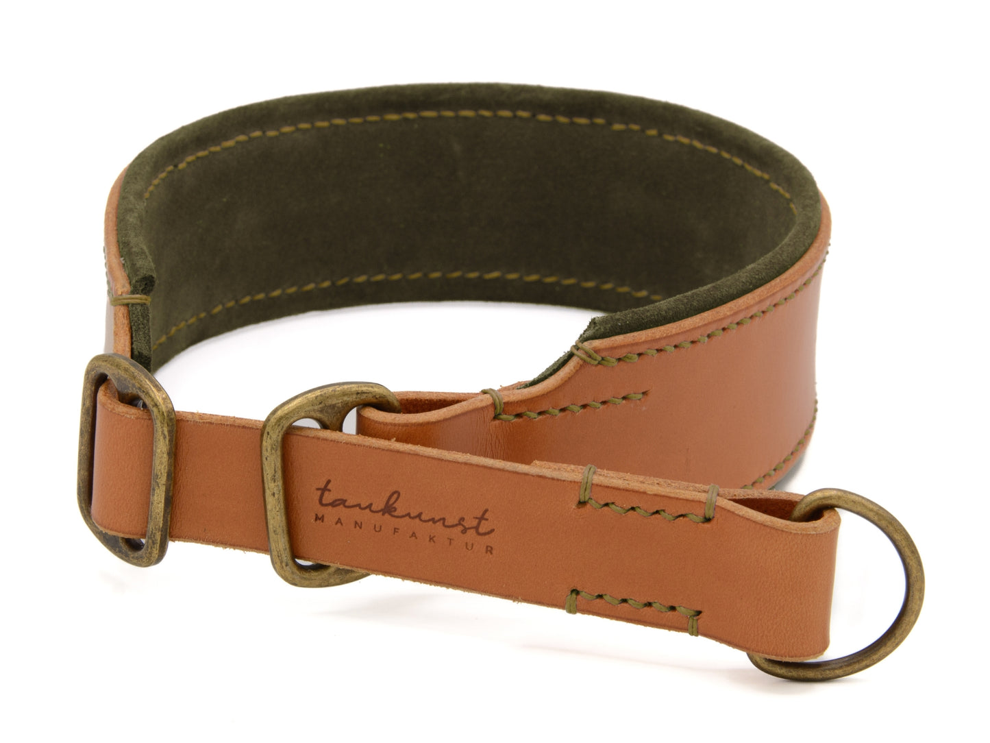 Zugstopp Lederhalsband 'Wildfang' Cognac Zugstopp Lederhalsband 'Wildfang' Cognac