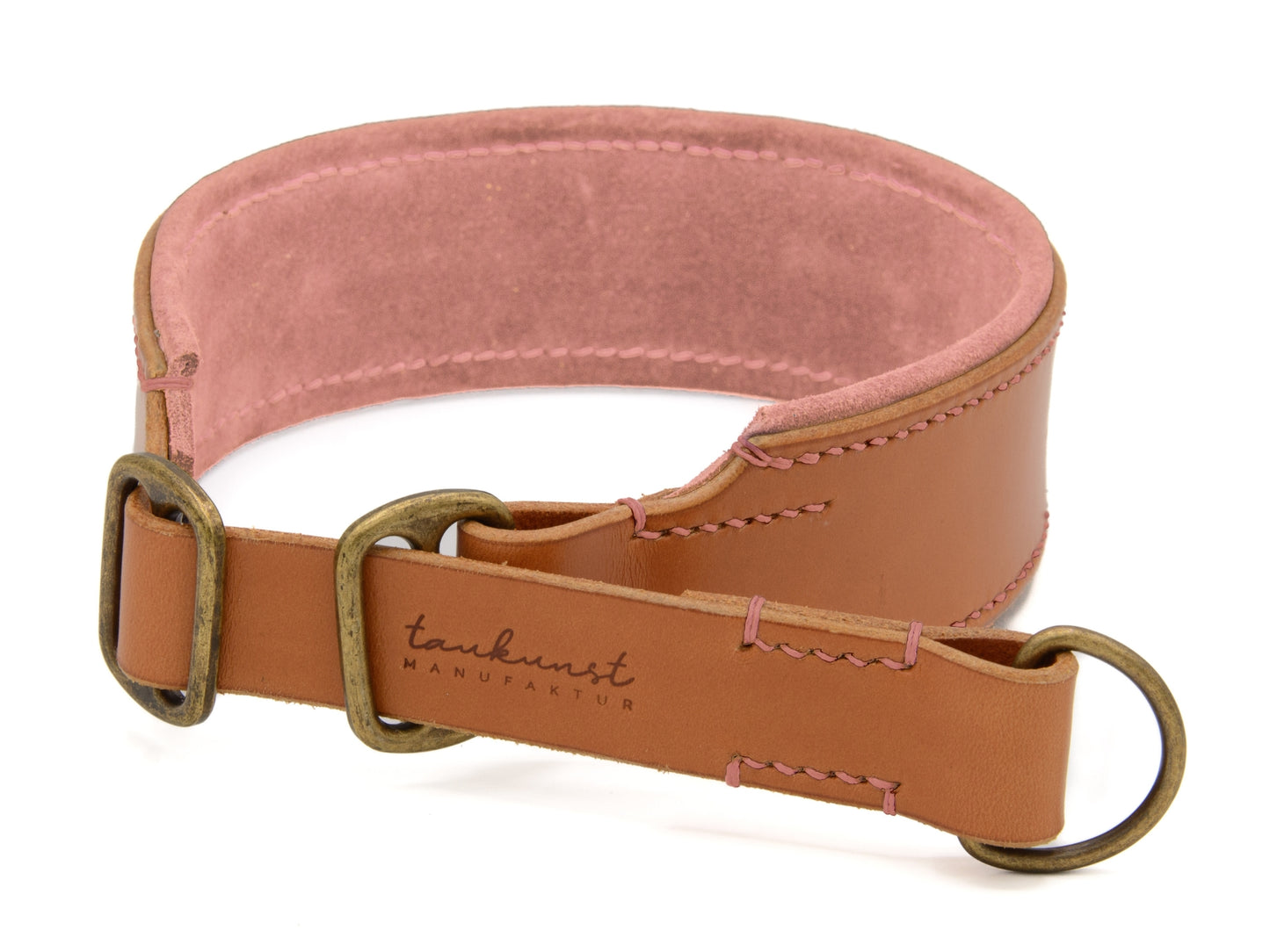 Zugstopp Lederhalsband 'Wildfang' Cognac Zugstopp Lederhalsband 'Wildfang' Cognac