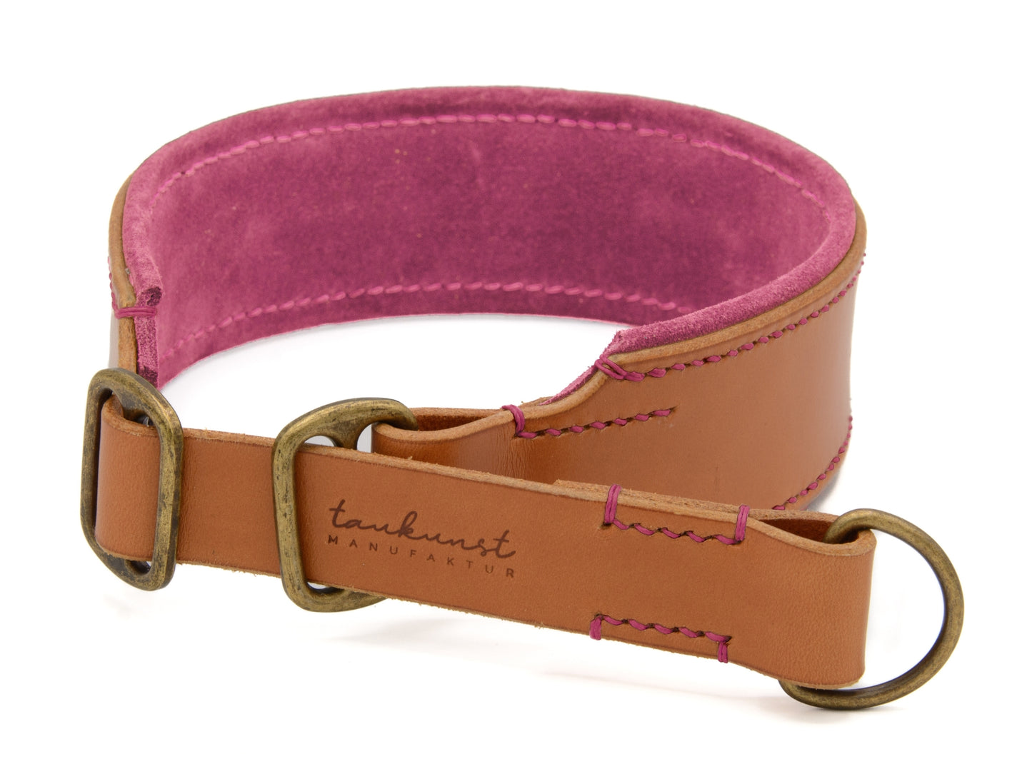 Zugstopp Lederhalsband 'Wildfang' Cognac Zugstopp Lederhalsband 'Wildfang' Cognac