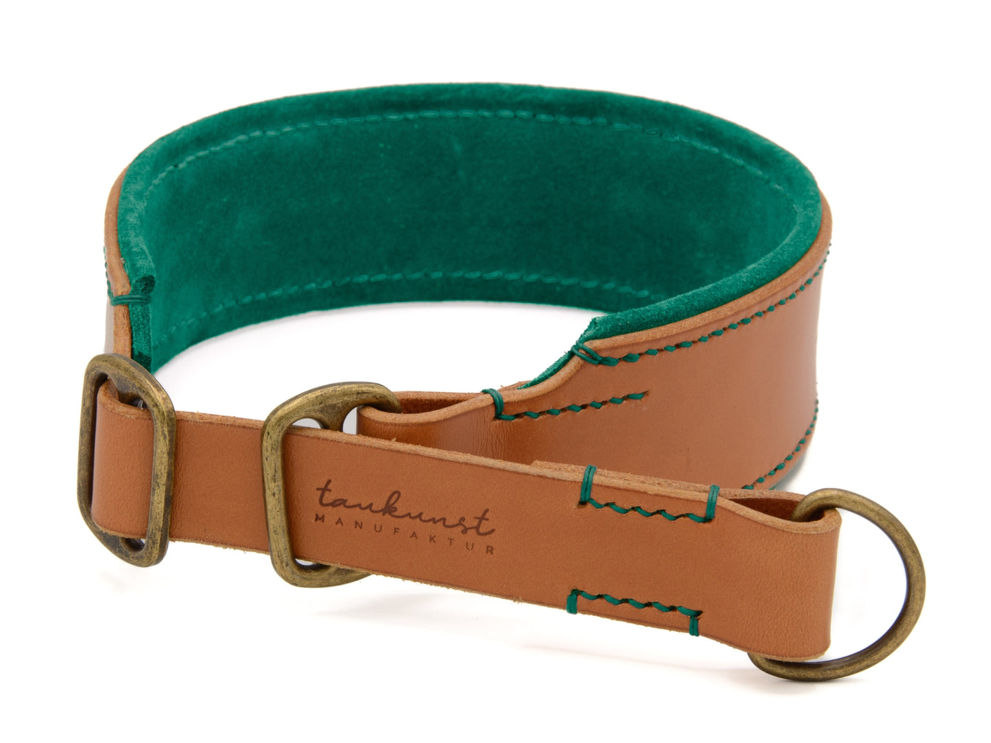Zugstopp Lederhalsband 'Wildfang' Cognac Zugstopp Lederhalsband 'Wildfang' Cognac