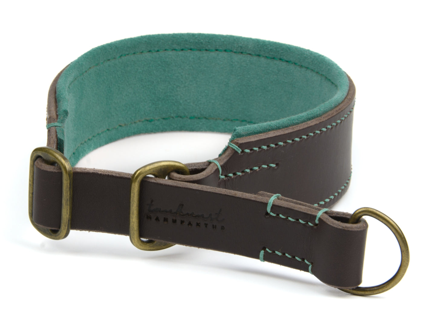 Zugstopp Lederhalsband 'Wildfang' Dunkelbraun Zugstopp Lederhalsband 'Wildfang' Dunkelbraun