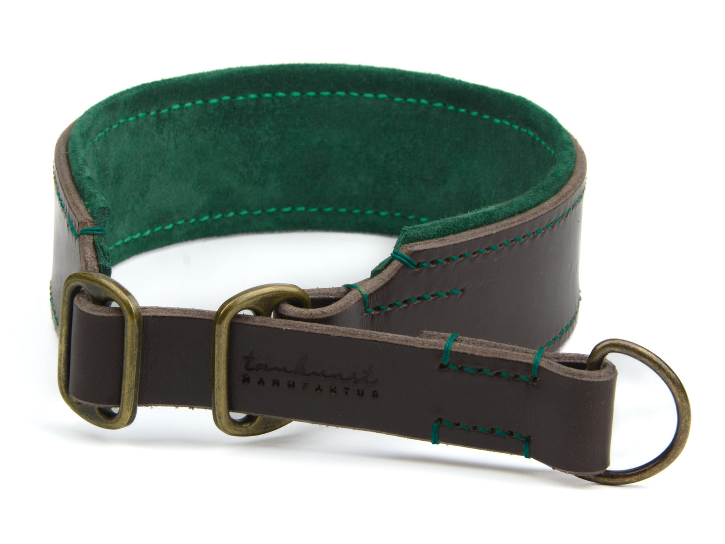 Zugstopp Lederhalsband 'Wildfang' Dunkelbraun Zugstopp Lederhalsband 'Wildfang' Dunkelbraun