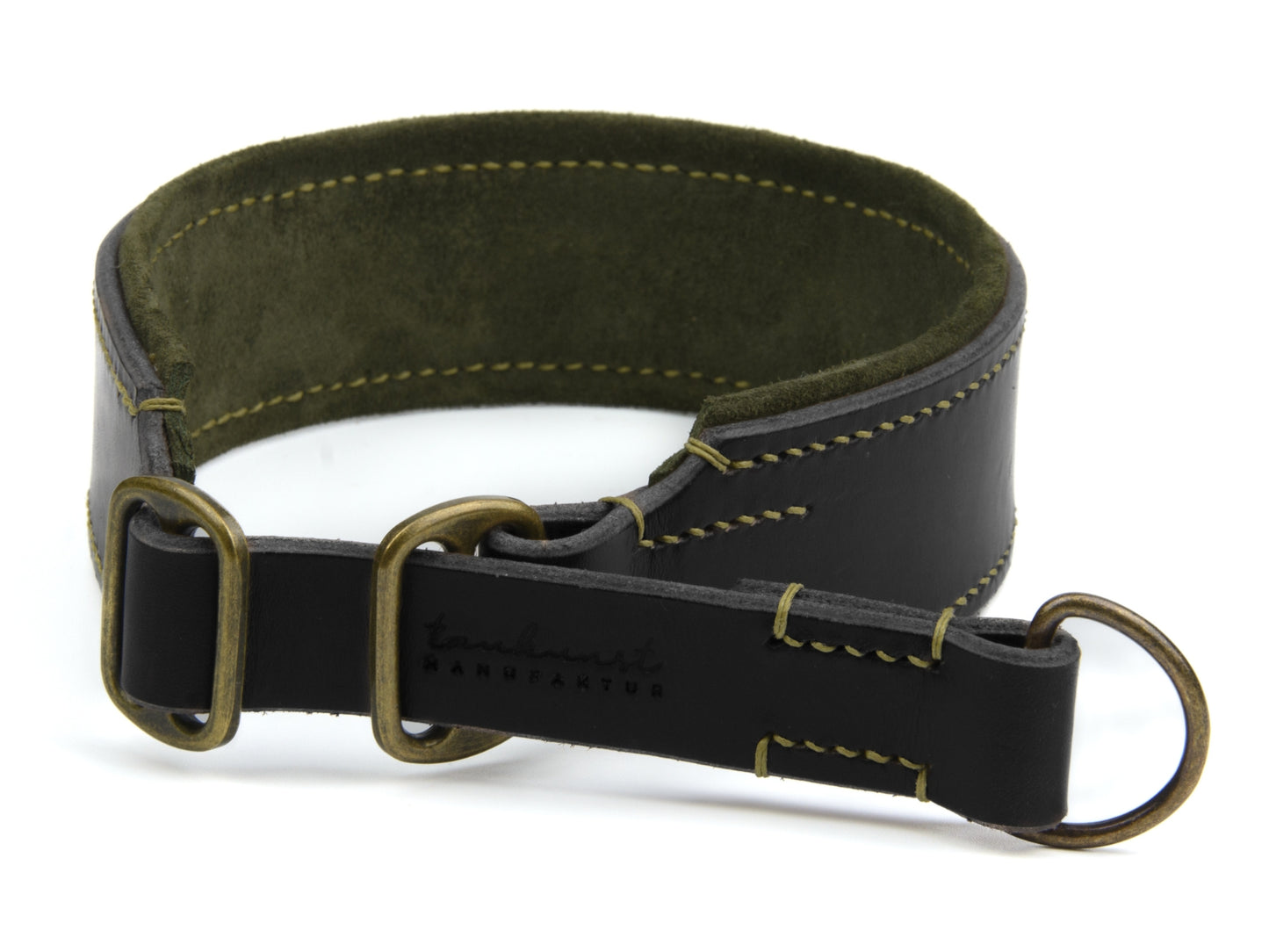 Zugstopp Lederhalsband 'Wildfang' Schwarz Zugstopp Lederhalsband 'Wildfang' Schwarz