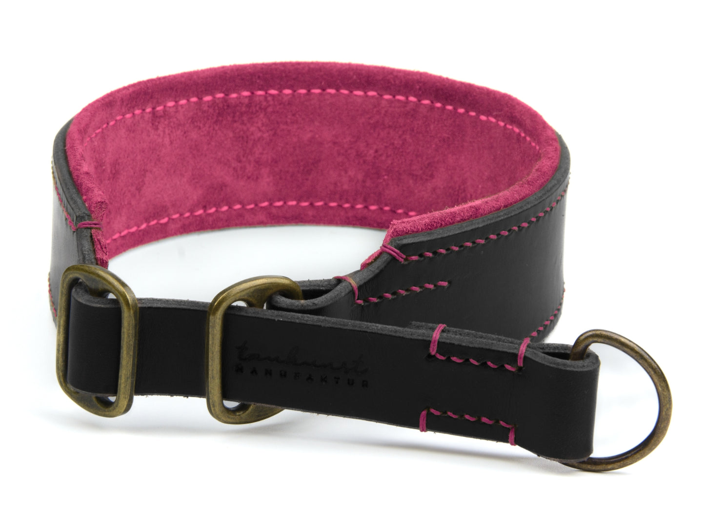 Zugstopp Lederhalsband 'Wildfang' Schwarz Zugstopp Lederhalsband 'Wildfang' Schwarz