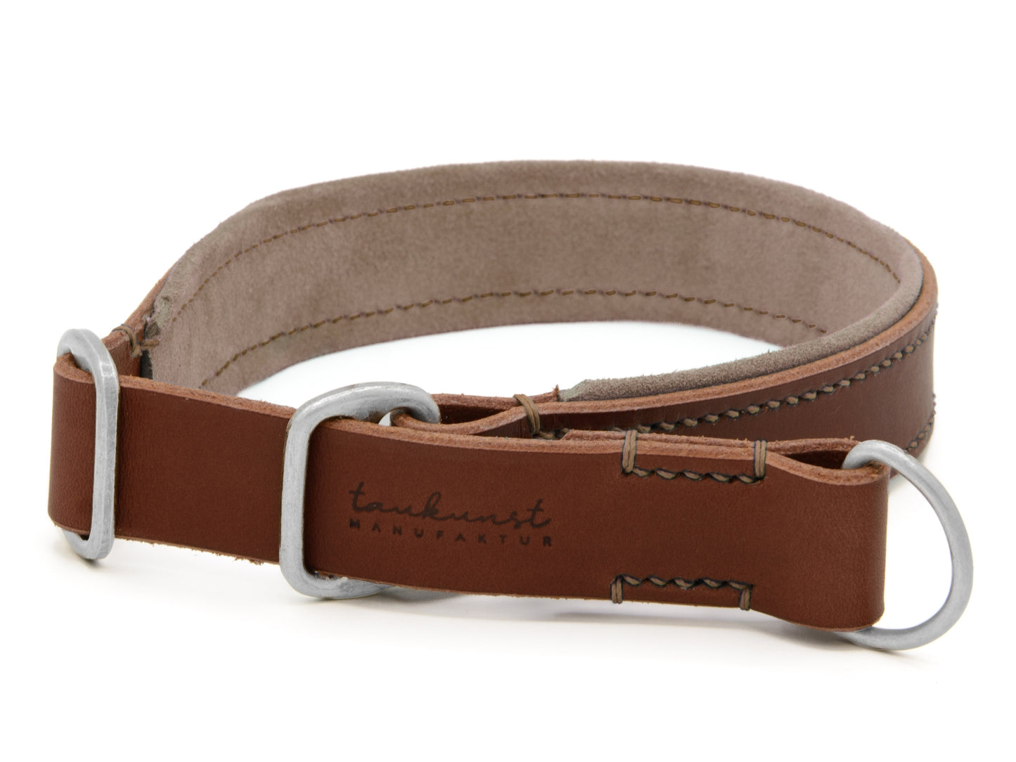 Zugstopp Lederhalsband 'Wildfang' Braun Zugstopp Lederhalsband 'Wildfang' Braun