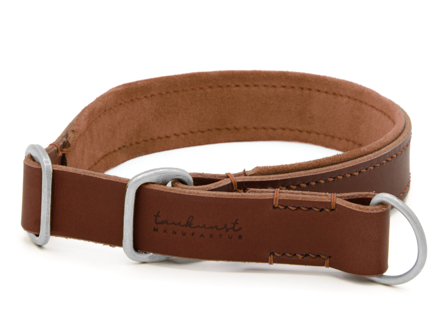 Zugstopp Lederhalsband 'Wildfang' Braun Zugstopp Lederhalsband 'Wildfang' Braun