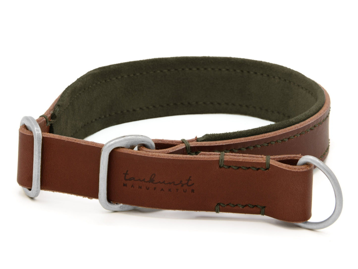 Zugstopp Lederhalsband 'Wildfang' Braun Zugstopp Lederhalsband 'Wildfang' Braun