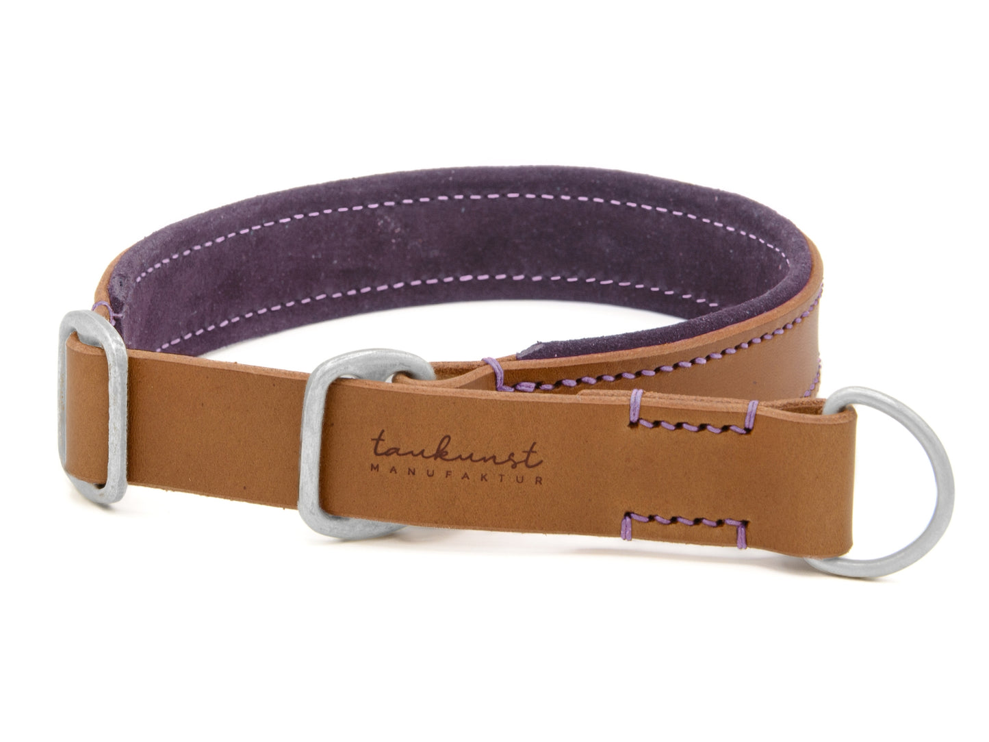 Zugstopp Lederhalsband 'Wildfang' Camel Zugstopp Lederhalsband 'Wildfang' Camel