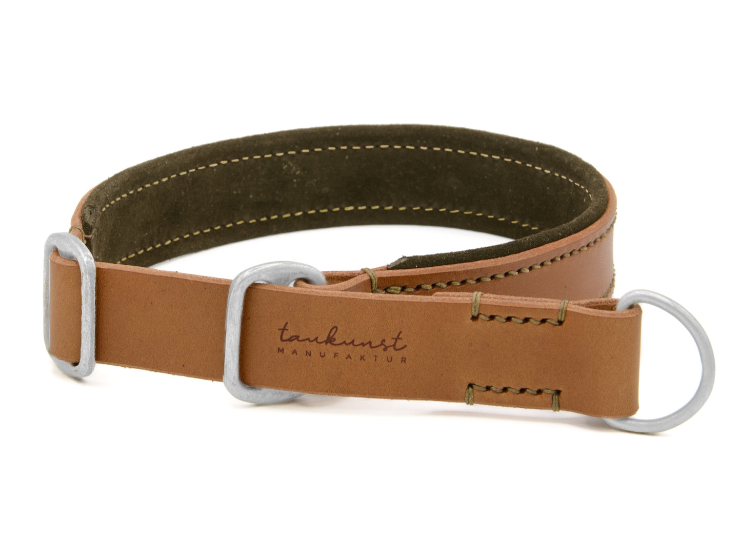 Zugstopp Lederhalsband 'Wildfang' Camel Zugstopp Lederhalsband 'Wildfang' Camel