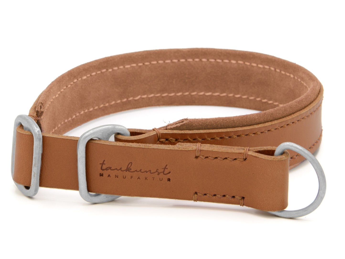 Zugstopp Lederhalsband 'Wildfang' Cognac Zugstopp Lederhalsband 'Wildfang' Cognac