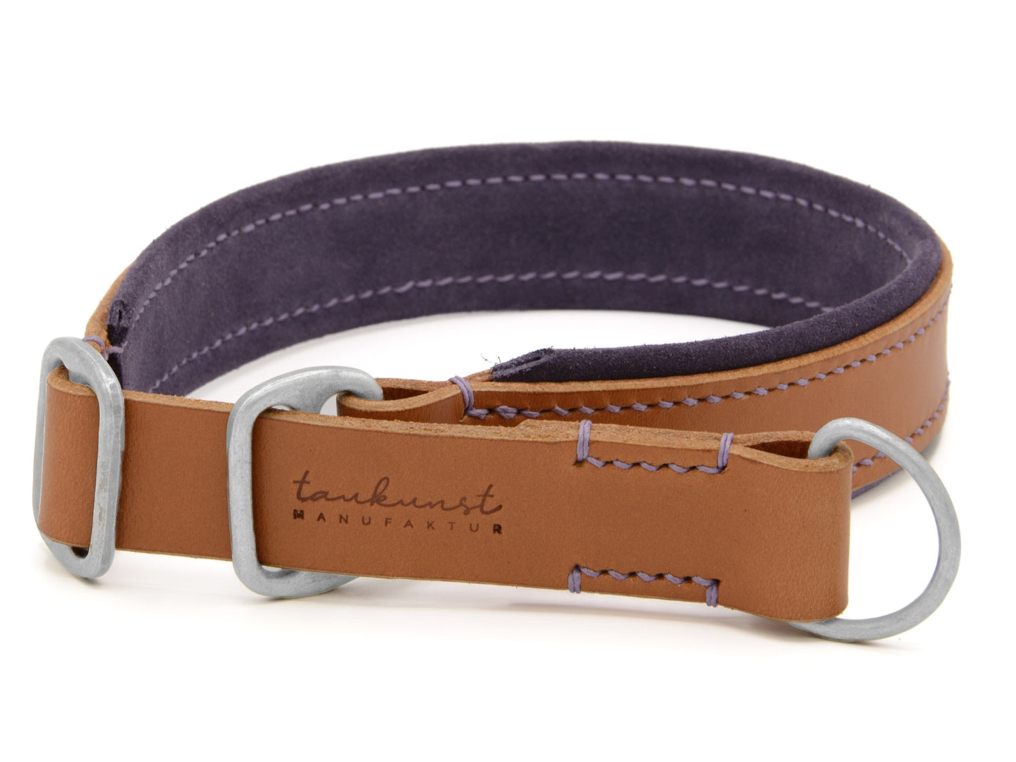 Zugstopp Lederhalsband 'Wildfang' Cognac Zugstopp Lederhalsband 'Wildfang' Cognac