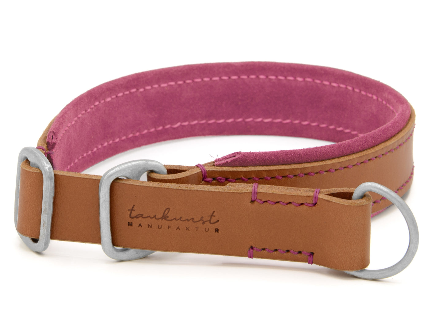 Zugstopp Lederhalsband 'Wildfang' Cognac Zugstopp Lederhalsband 'Wildfang' Cognac