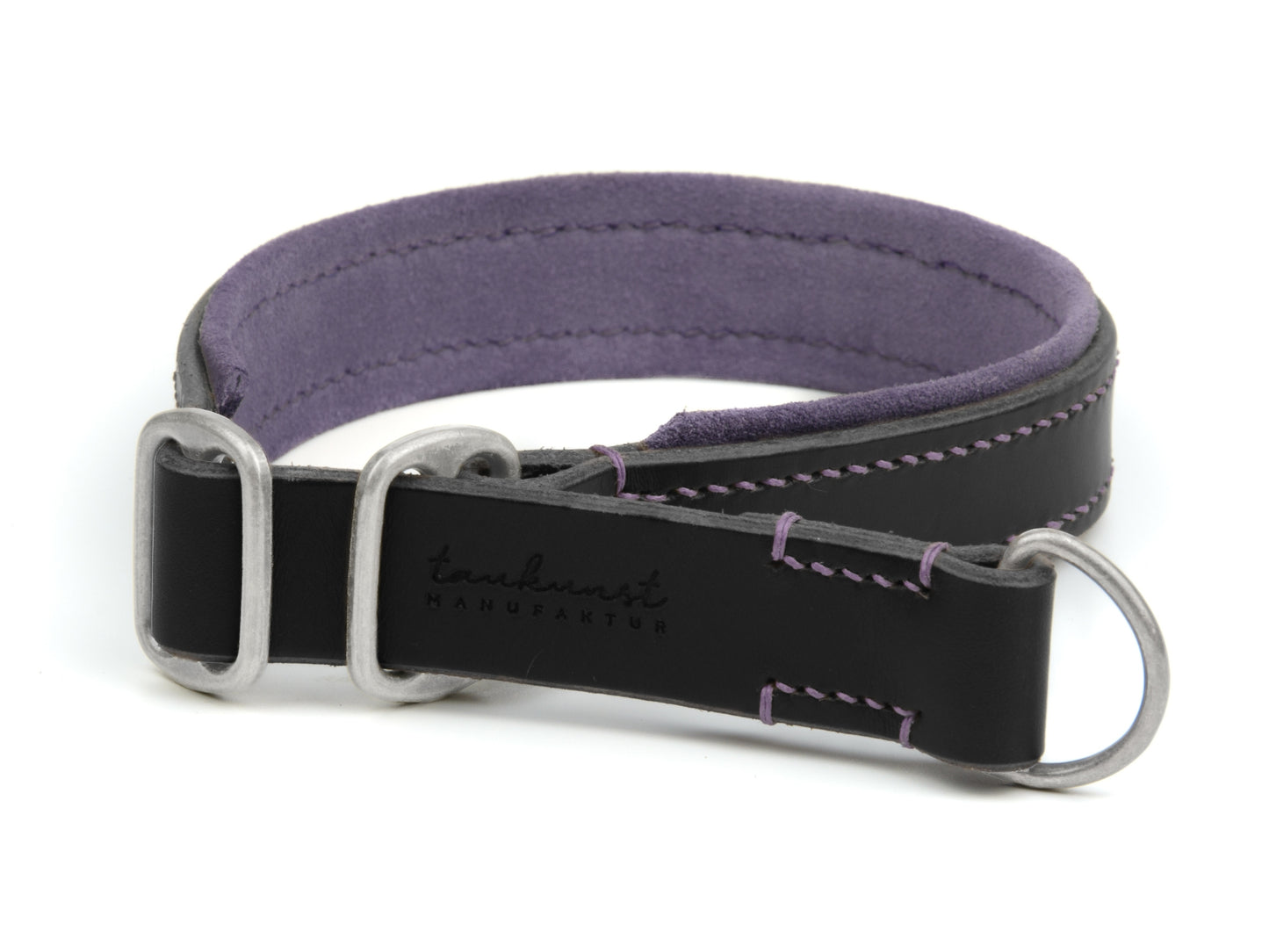 Zugstopp Lederhalsband 'Wildfang' Schwarz Zugstopp Lederhalsband 'Wildfang' Schwarz