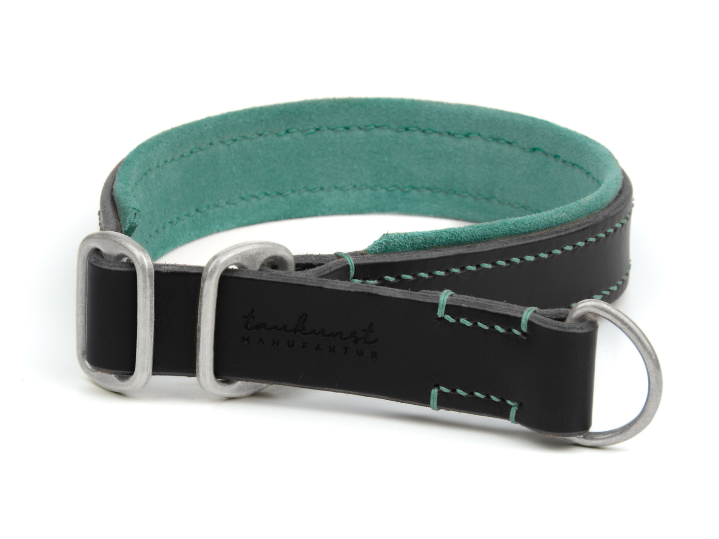 Zugstopp Lederhalsband 'Wildfang' Schwarz Zugstopp Lederhalsband 'Wildfang' Schwarz