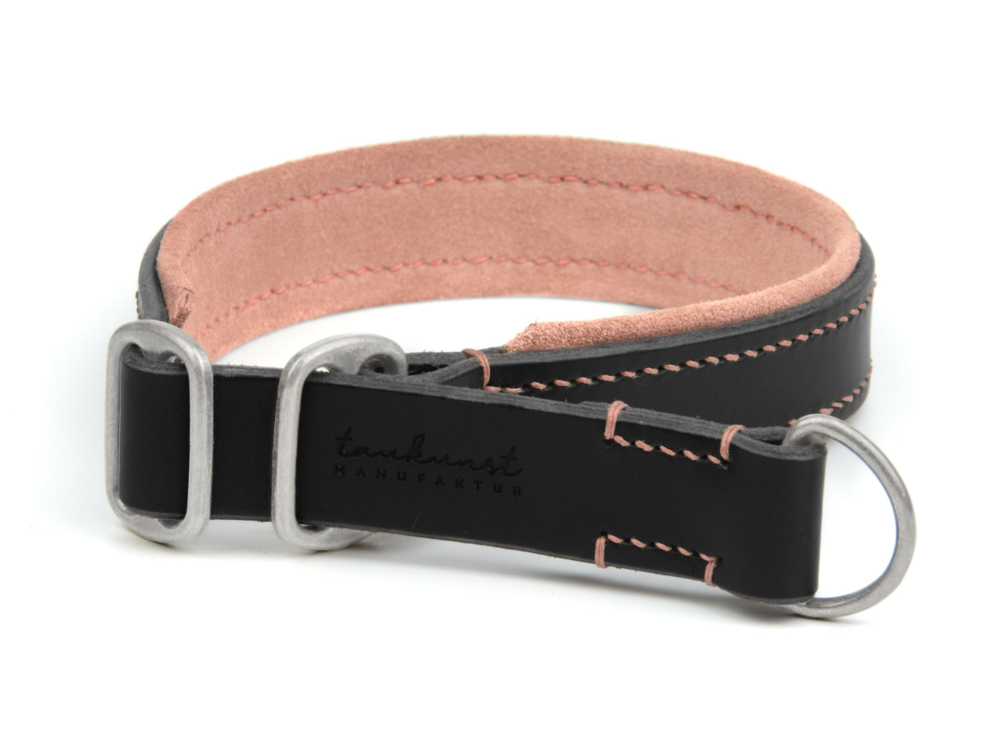 Zugstopp Lederhalsband 'Wildfang' Schwarz Zugstopp Lederhalsband 'Wildfang' Schwarz