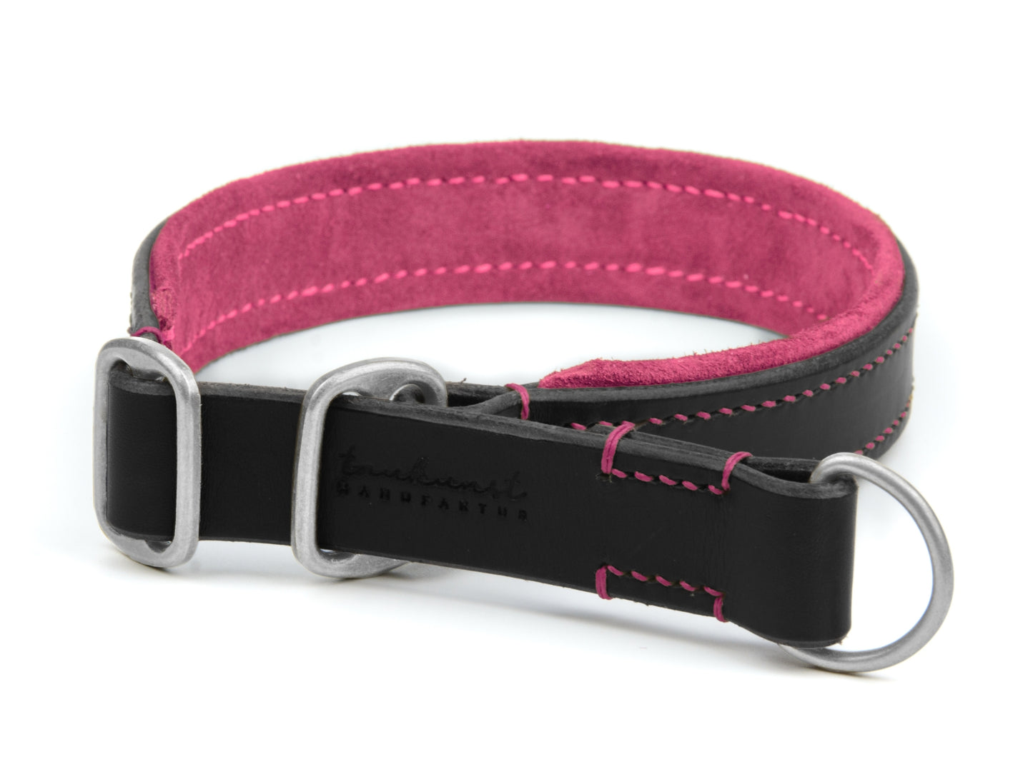 Zugstopp Lederhalsband 'Wildfang' Schwarz Zugstopp Lederhalsband 'Wildfang' Schwarz