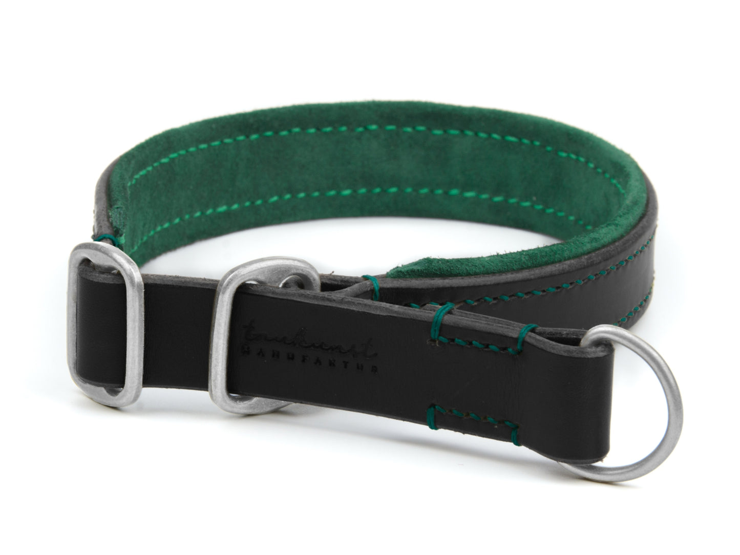 Zugstopp Lederhalsband 'Wildfang' Schwarz Zugstopp Lederhalsband 'Wildfang' Schwarz