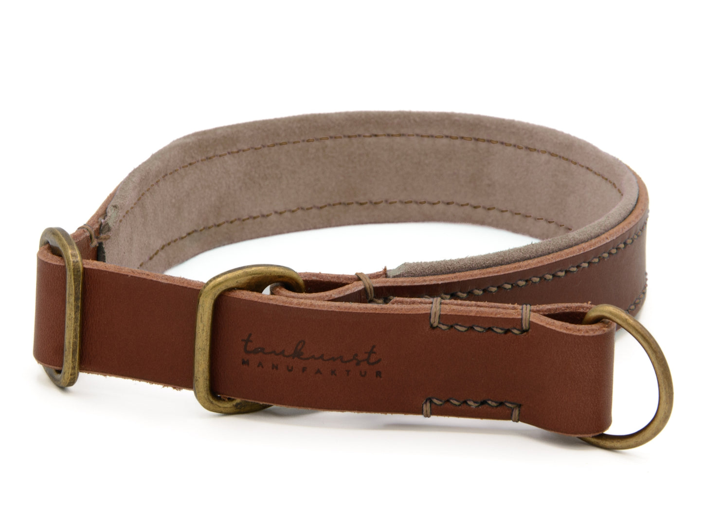 Zugstopp Lederhalsband 'Wildfang' Braun Zugstopp Lederhalsband 'Wildfang' Braun