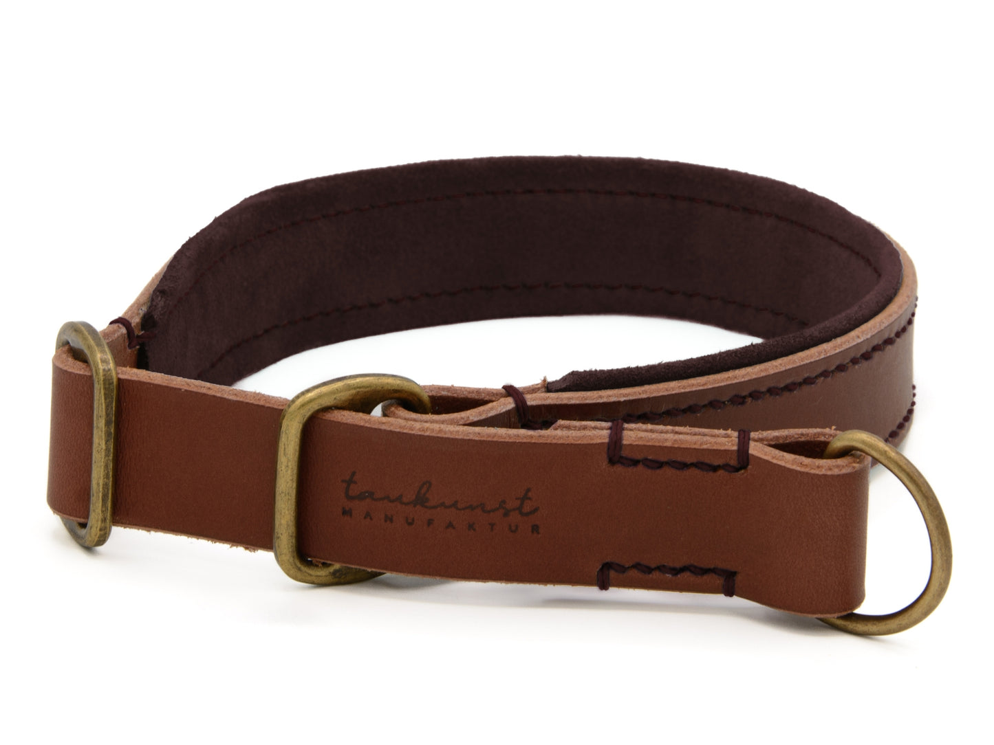 Zugstopp Lederhalsband 'Wildfang' Braun Zugstopp Lederhalsband 'Wildfang' Braun