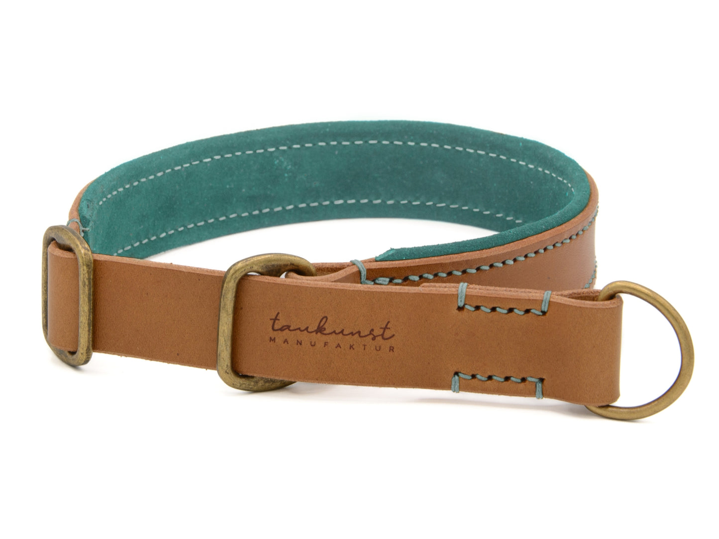 Zugstopp Lederhalsband 'Wildfang' Camel Zugstopp Lederhalsband 'Wildfang' Camel