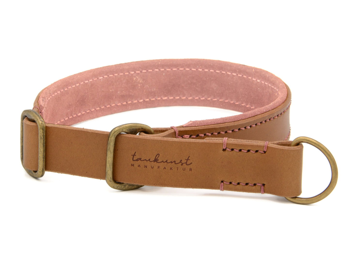 Zugstopp Lederhalsband 'Wildfang' Camel Zugstopp Lederhalsband 'Wildfang' Camel