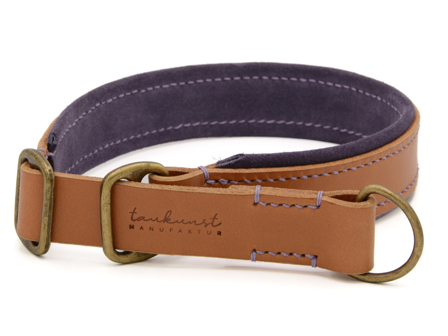 Zugstopp Lederhalsband 'Wildfang' Cognac Zugstopp Lederhalsband 'Wildfang' Cognac