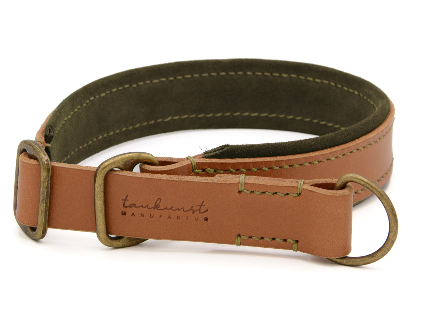 Zugstopp Lederhalsband 'Wildfang' Cognac Zugstopp Lederhalsband 'Wildfang' Cognac