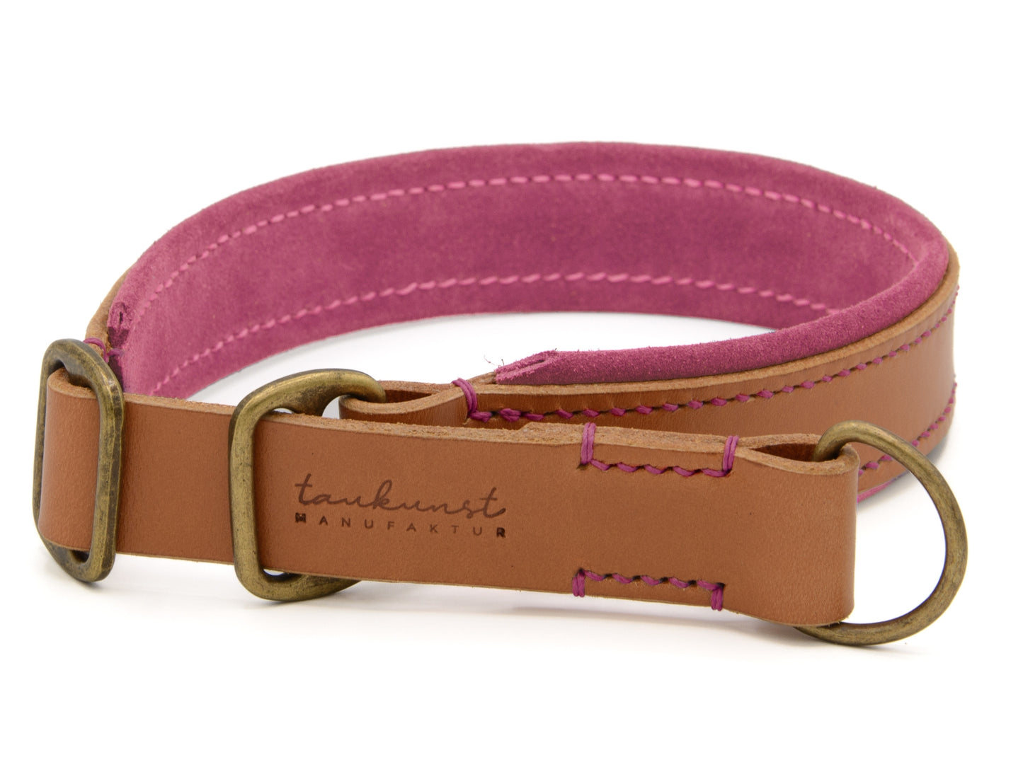 Zugstopp Lederhalsband 'Wildfang' Cognac Zugstopp Lederhalsband 'Wildfang' Cognac