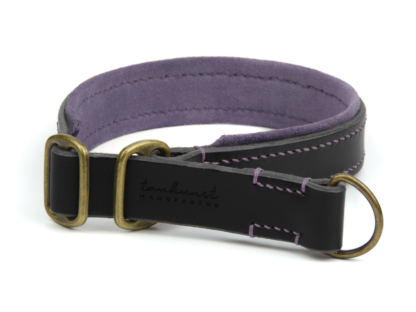 Zugstopp Lederhalsband 'Wildfang' Schwarz Zugstopp Lederhalsband 'Wildfang' Schwarz