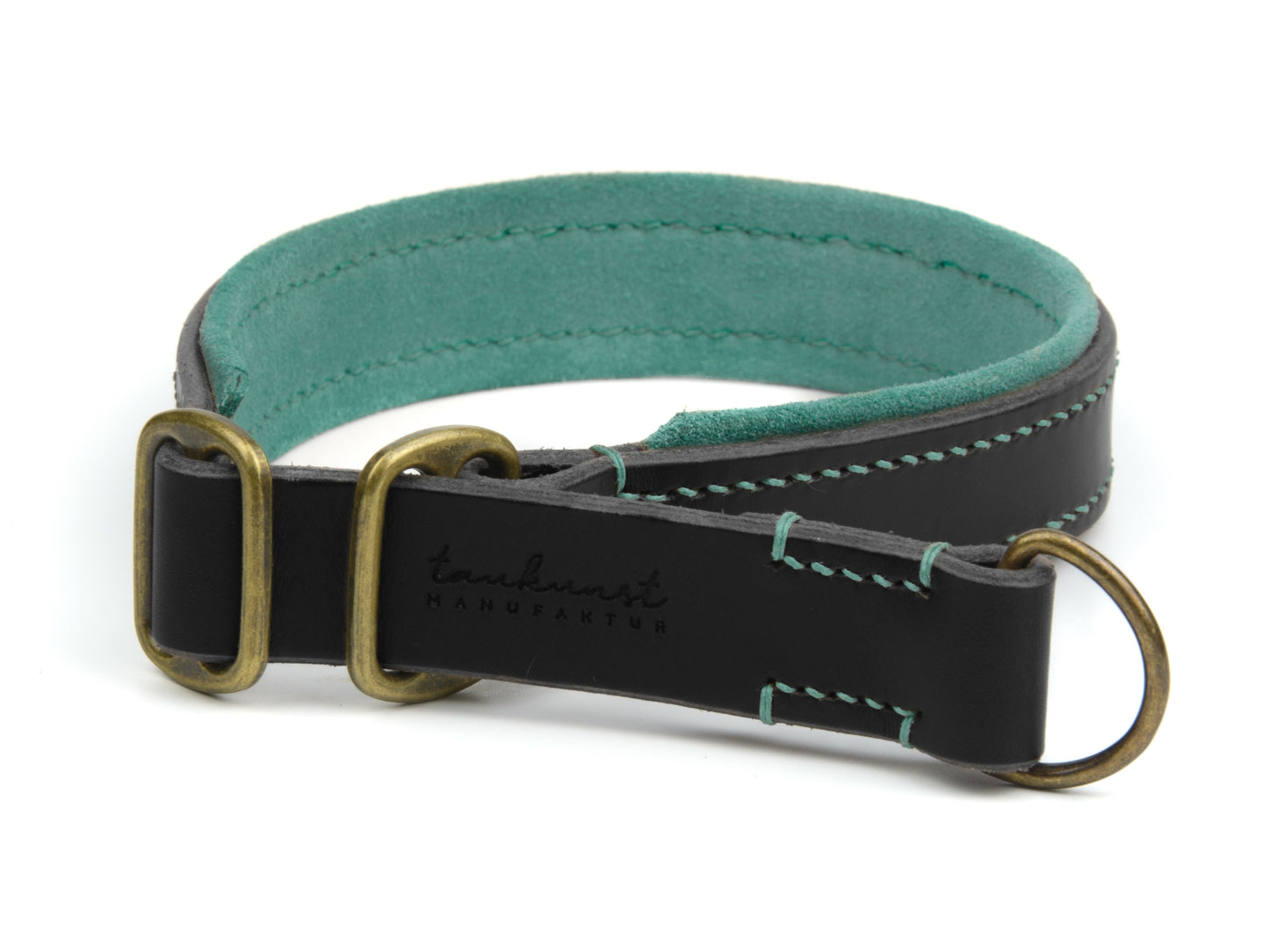 Zugstopp Lederhalsband 'Wildfang' Schwarz Zugstopp Lederhalsband 'Wildfang' Schwarz