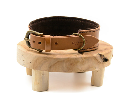 SALE | Lederhalsband 'Wildfang' Camel
