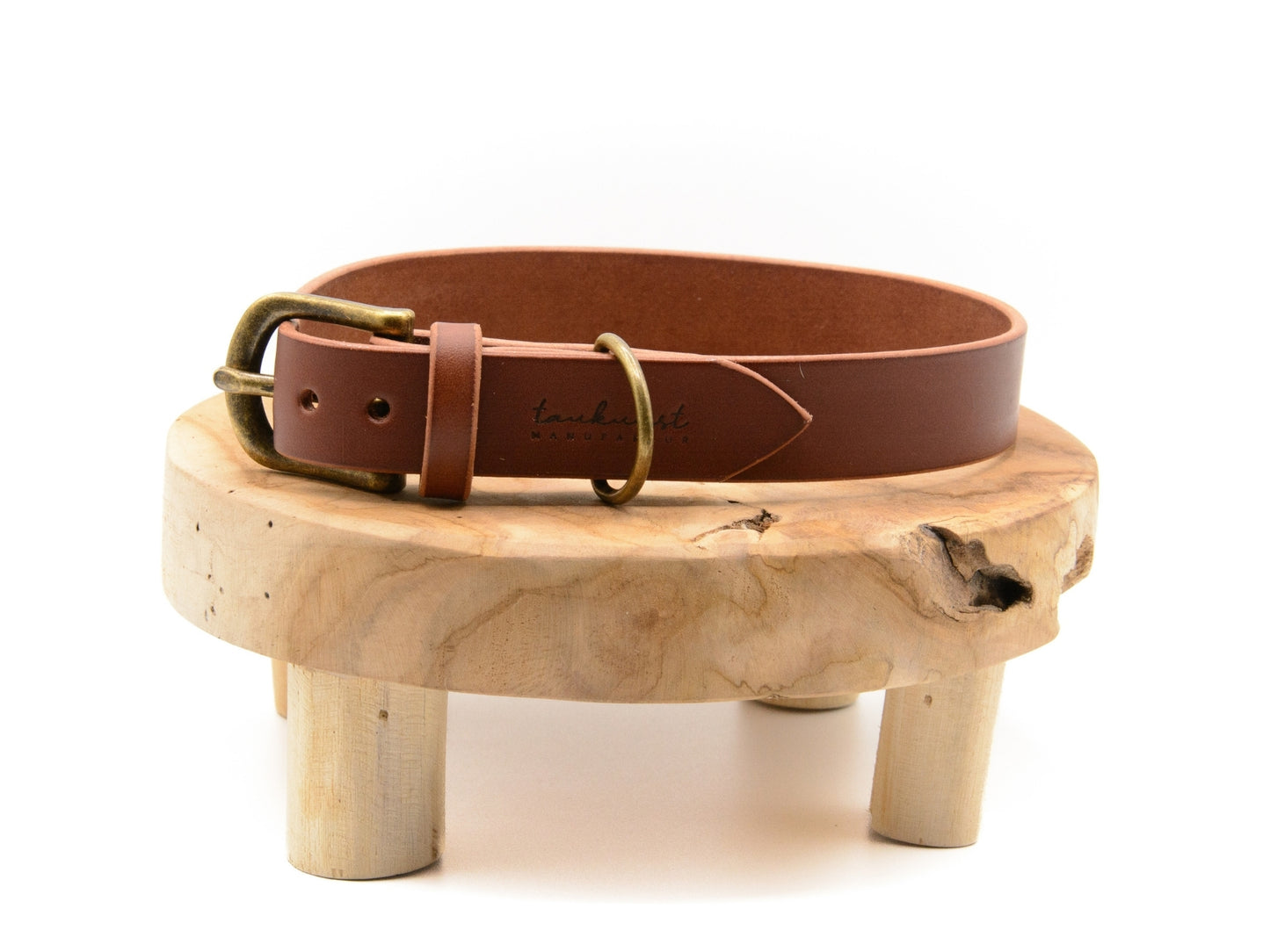 SALE | Lederhalsband 'Waldstreuner' Braun
