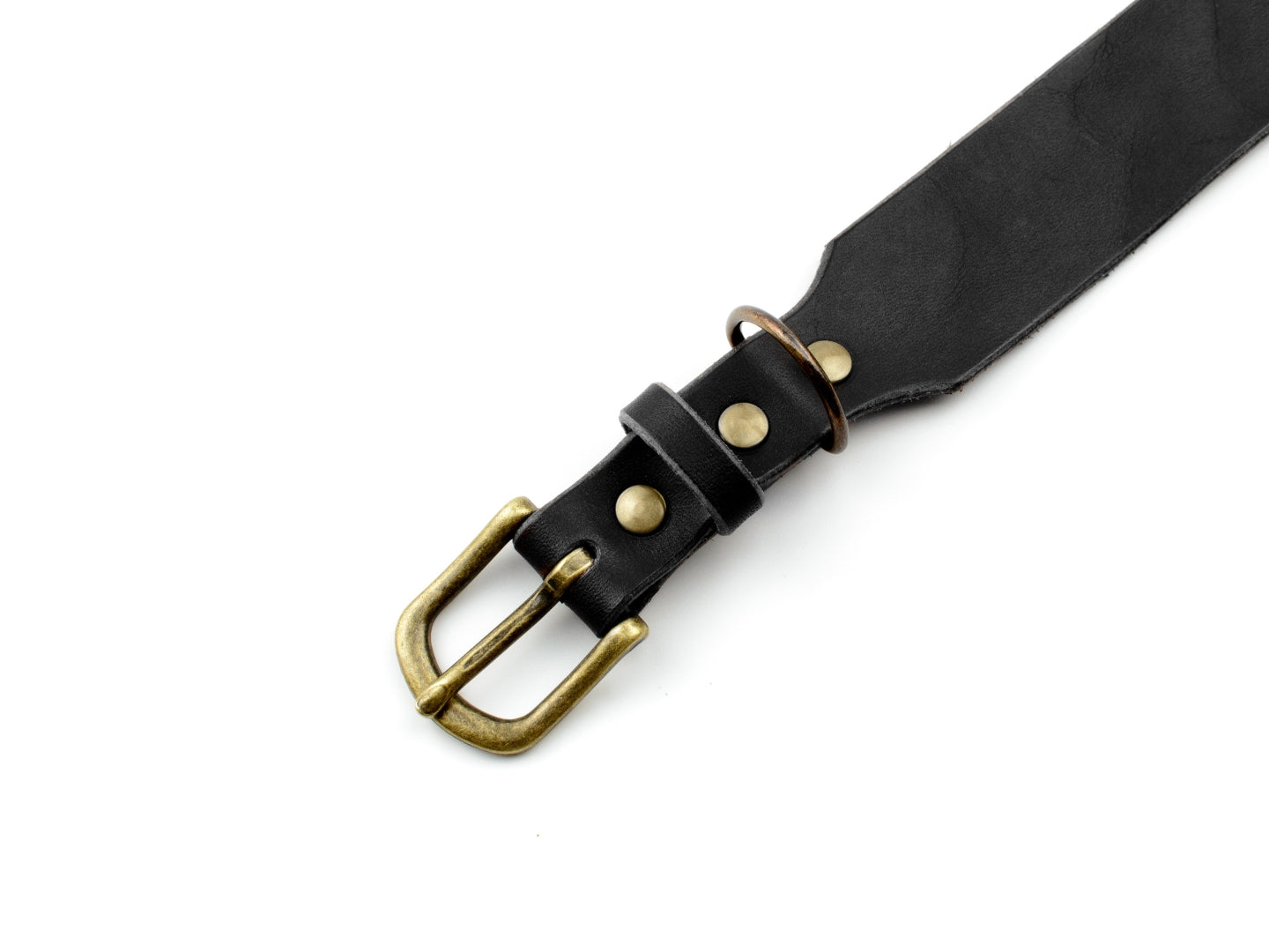 Breites Hundehalsband Leder Hilde Detail 2