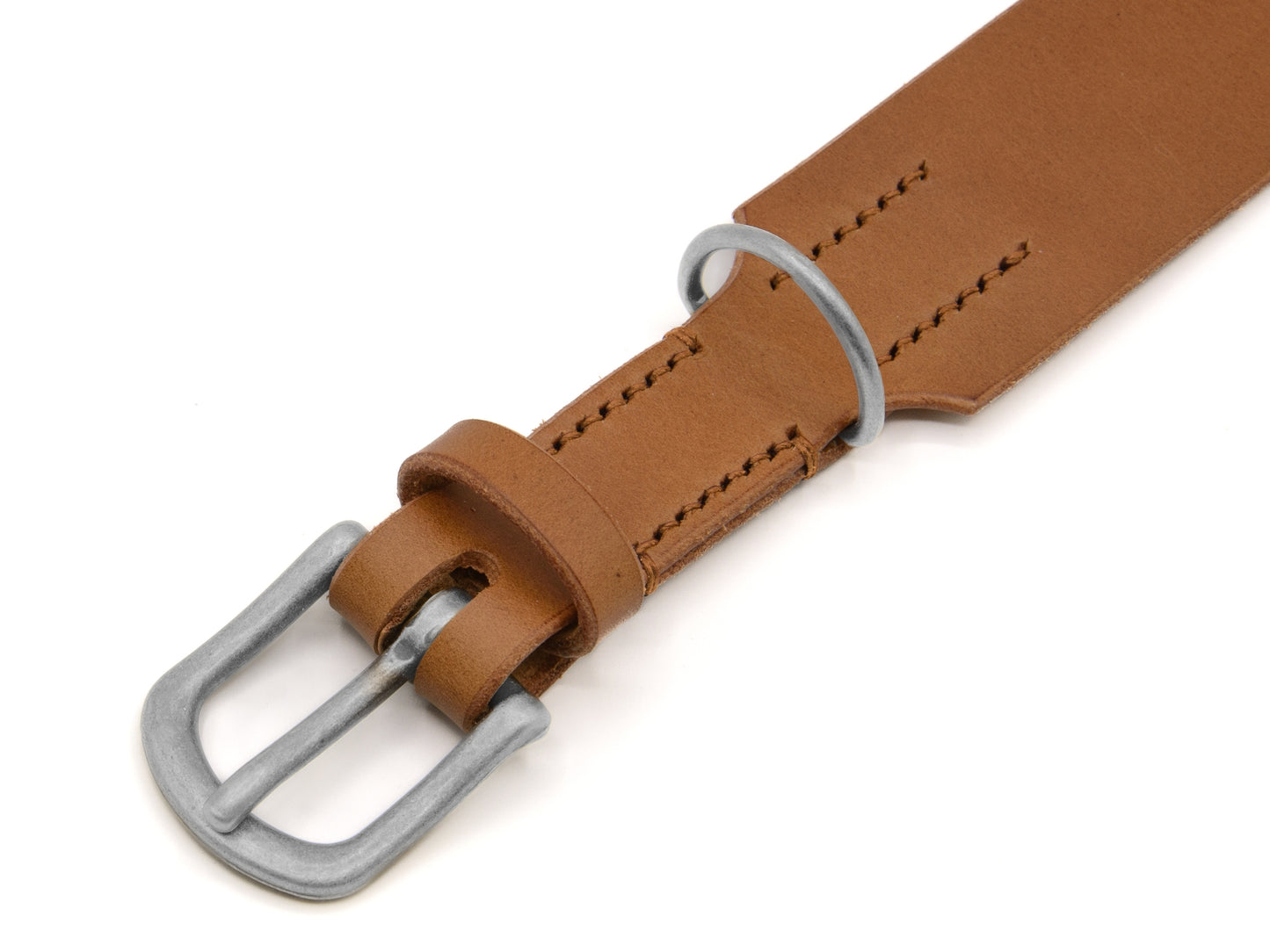 Lederhalsband 'Waldgeist' Camel
