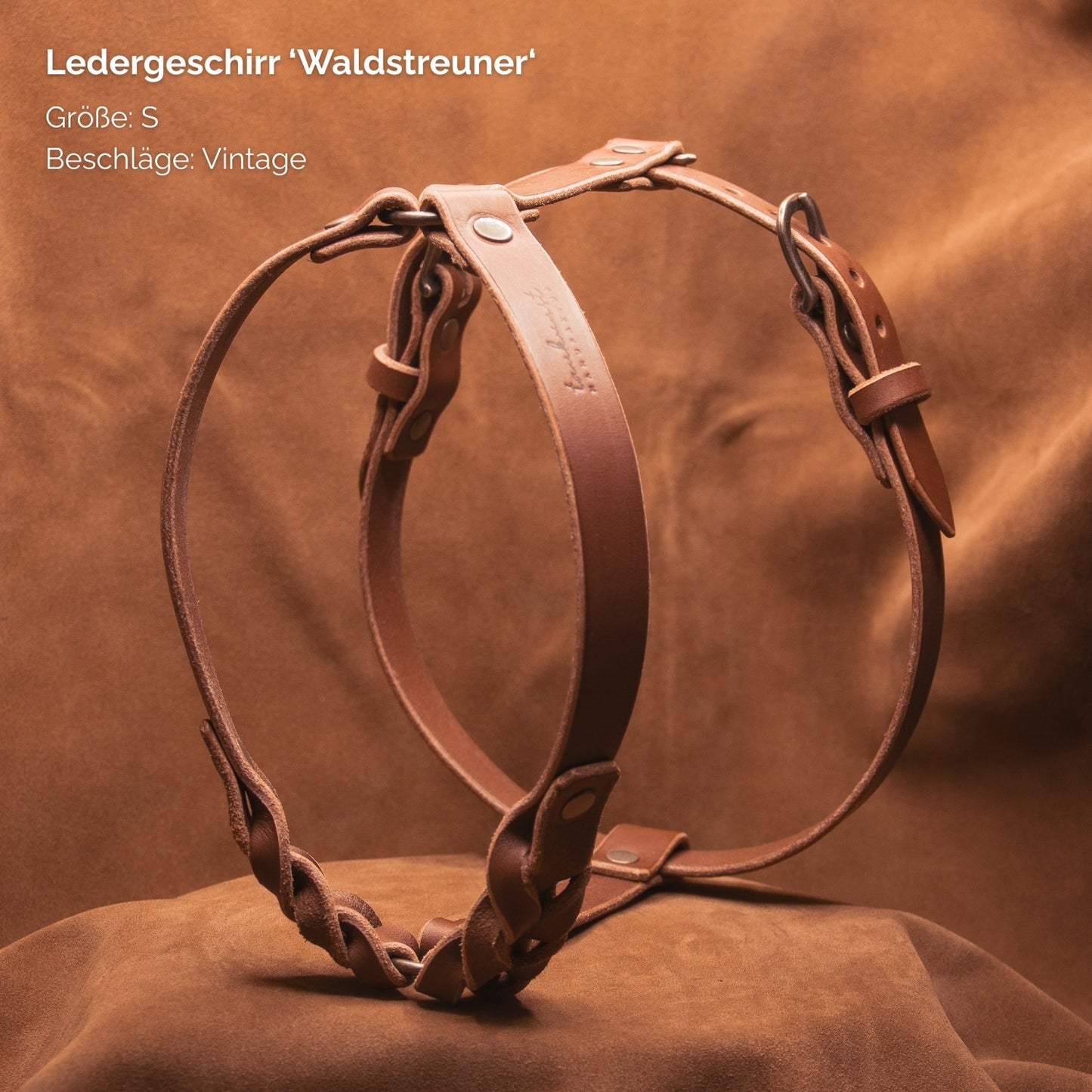 Ledergeschirr 'Waldstreuner' Braun
