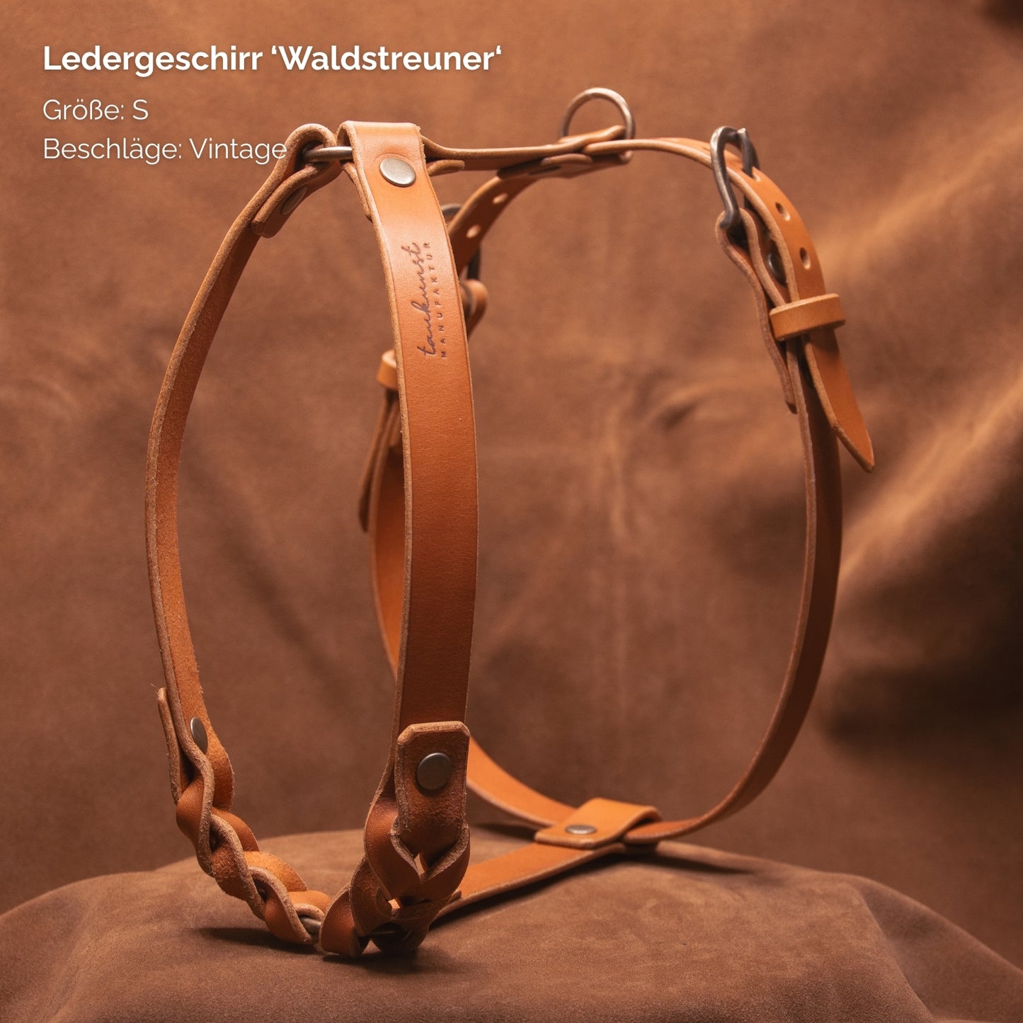 Ledergeschirr 'Waldstreuner' Cognac
