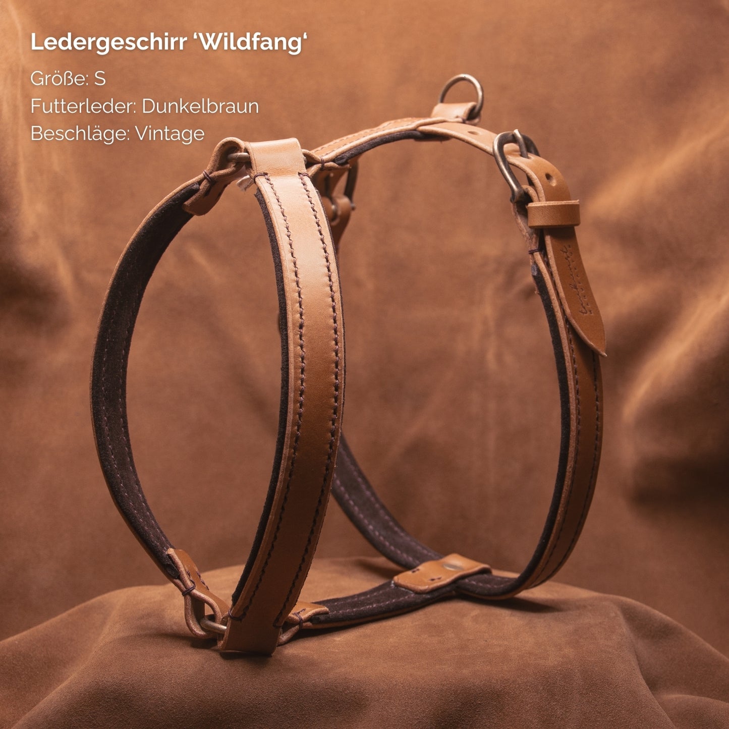 Ledergeschirr 'Wildfang' Camel
